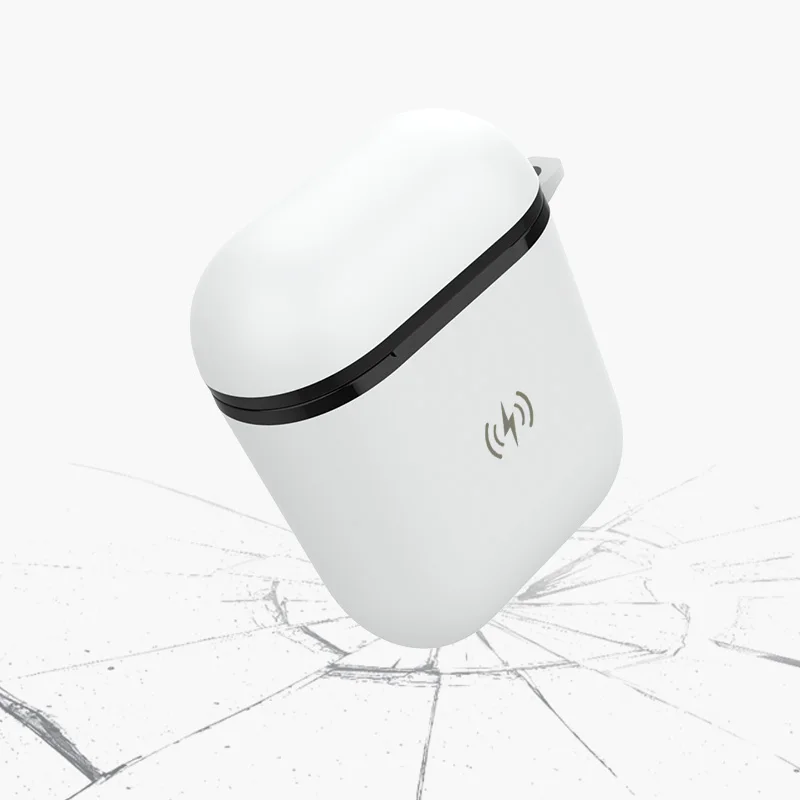 Чехол для зарядного устройства Airpods, чехол для беспроводного зарядного устройства QI, чехол для беспроводного зарядного устройства Airpods, чехол для зарядного устройства Airpods