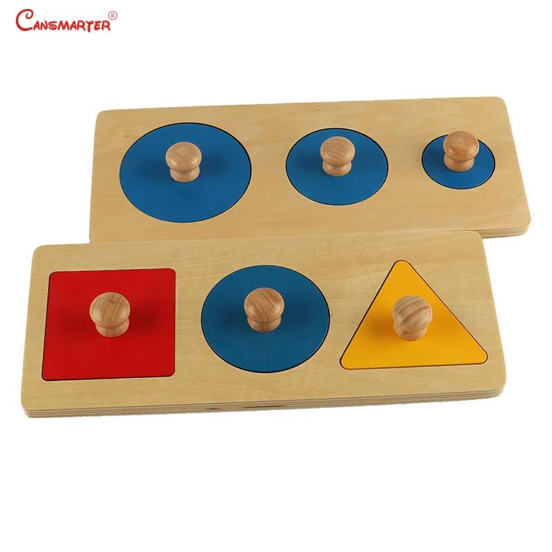 Деревянная головоломка доска Монтессори Математическая танграмма игрушки для