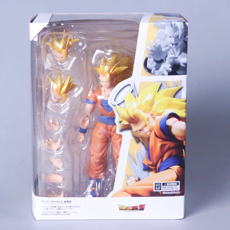 Dragon Ball Z Super Saiyan 3 Son Goku ПВХ фигурка Коллекционная модель игрушки|saiyan 3|super saiyan 3model toy |