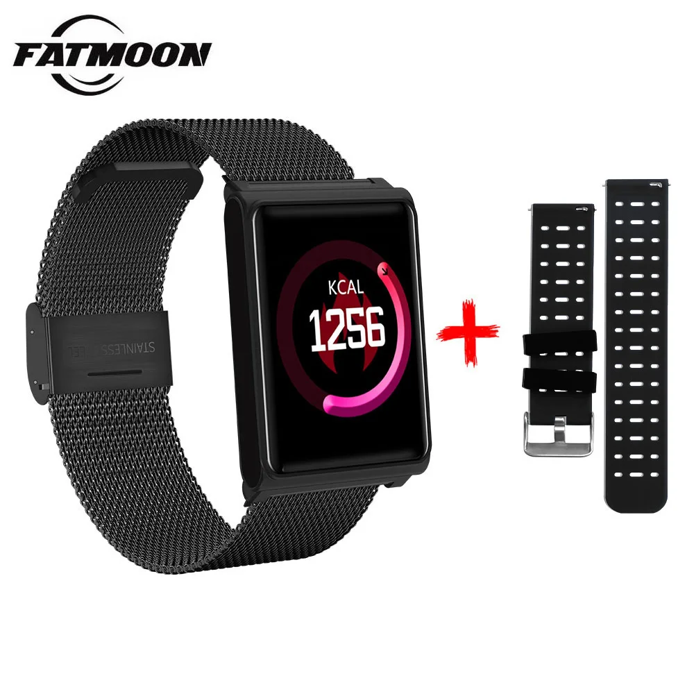 FATMOON N98 Смарт Браслет 1 3 дюймов Цвет крови Давление монитор сердечного ритма