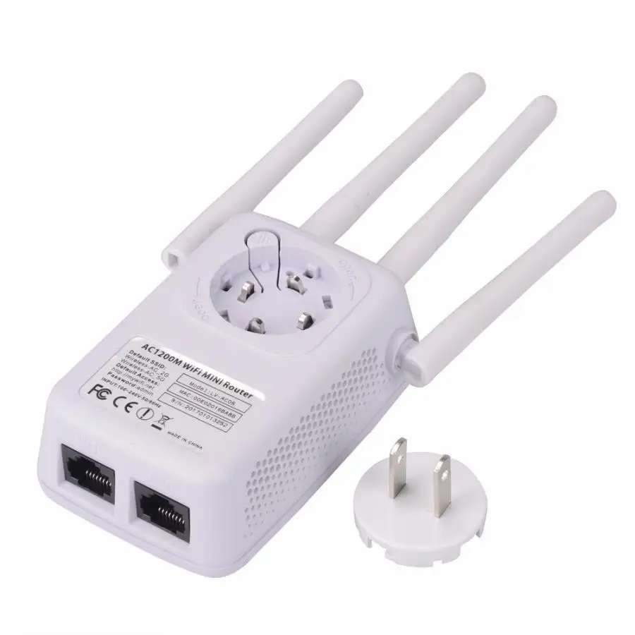 PIXLINK 1200 Мбит/с WIFI ретранслятор/маршрутизатор/точка доступа двухдиапазонный