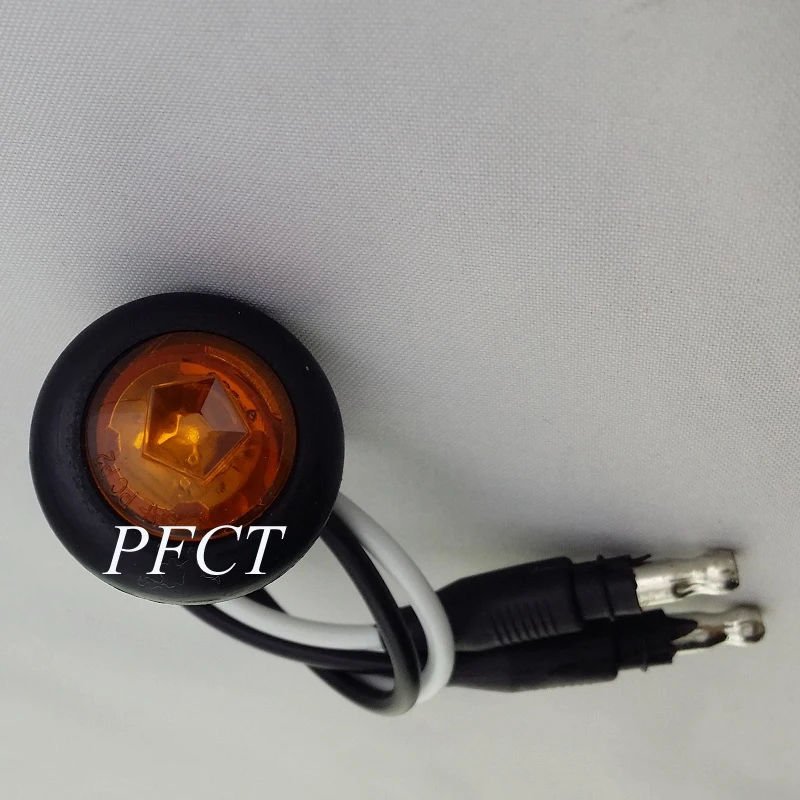 12V Мини Круглая пуля 2-проводной дизайн 3/4 &quot1 шт светодиодный габаритный фонарь