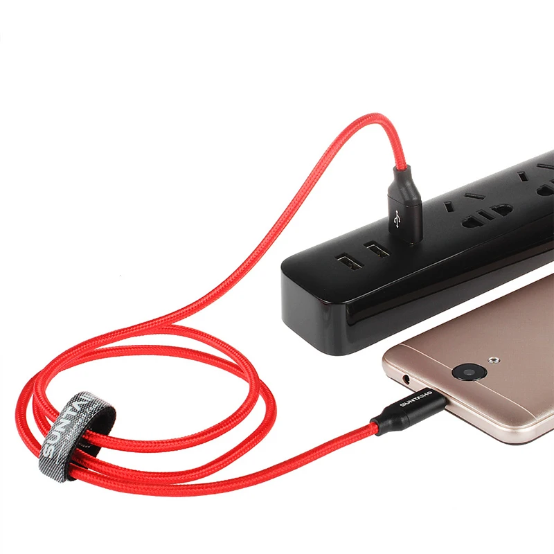 [10 шт. в упаковке] Suntaiho Micro USB кабель 5V2. 5A нейлоновый для синхронизации данных samsung