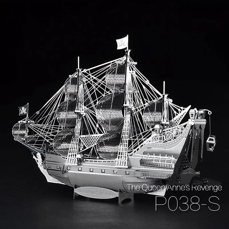 3D металлическая головоломка фигурка игрушка, королева Анна месть P038-s обучающая головоломка 3d модели, забавные подарки, игрушки для детей