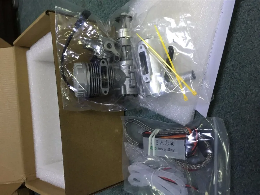 Радиоуправляемый самолет вертолет мини газовый двигатель 1.2hp/12600 об/мин 9.0cc с