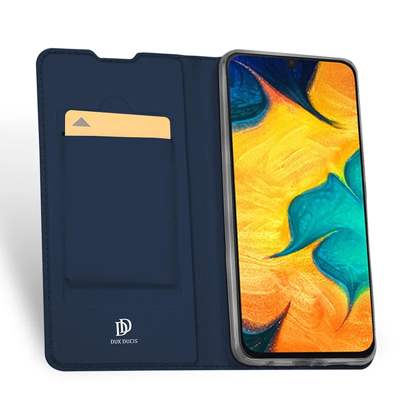 Чехол для Samsung Galaxy A30 роскошный кожаный чехол с откидной крышкой и подставкой A20 A10