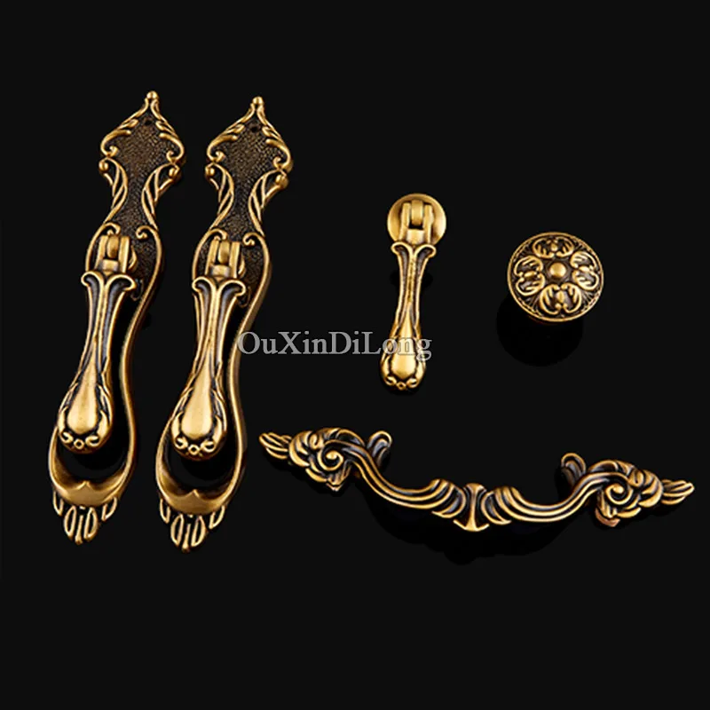 10 шт. ручки и для кухонного шкафа в винтажном стиле из латуни|cabinet handle and knob|furniture door