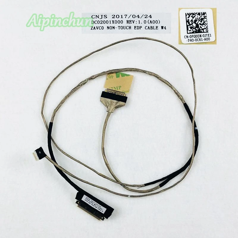

Aipinchun New ZAVCO NON-TOUCH EDP Cable for DELL INSPIRON 5545 15-5547 5543 5548 5455 5000 P/N: DC02001X000 CN: 0FG0DX