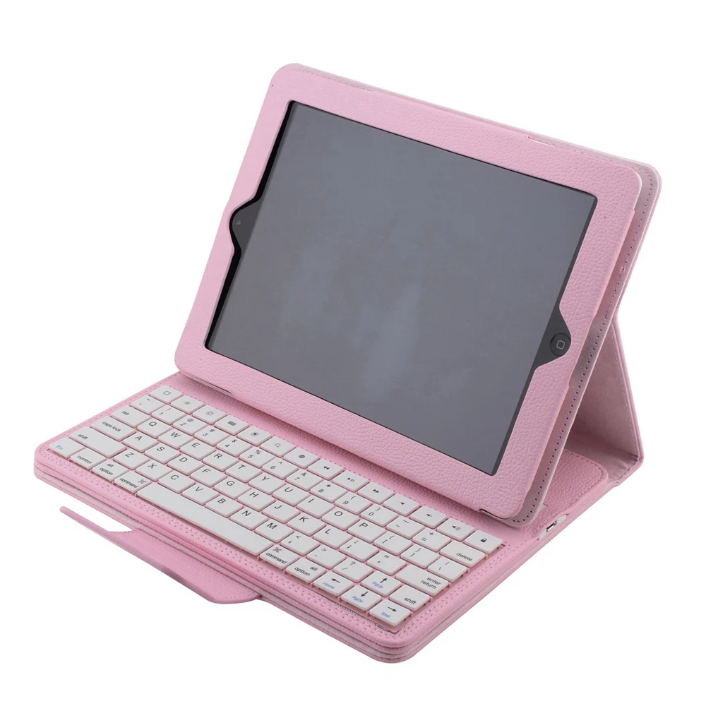 Клавиатура для iPad 2/3/4 Беспроводной Bluetooth клавиатура 9 7 дюймов съемный Флип