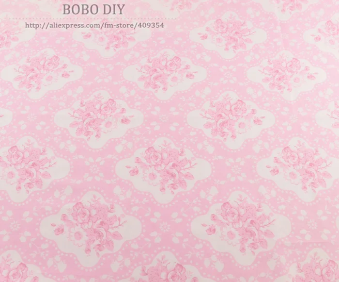 Termila 50 см x 160 см/шт. Потертая шикарная розовая хлопковая ткань стеганое постельное