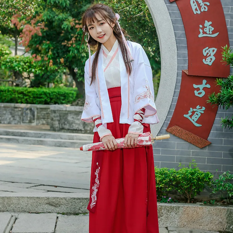 Китайский стиль Hanfu одежда для женщин традиционный фехтовальщик платье для выступлений на сцене Китайский народный танец костюм леди Тан Униформа Cospaly ткань