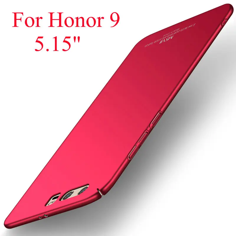 Simple Red Чехол для huawei Honor 9 lite чехол MSVII роскошный жесткий защитный чехол из поликарбоната для huawei Honor 9 9 lite Honor9 чехол для телефона - Цвет: Simple Red
