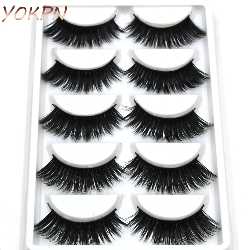 YOKPN крестообразные ресницы инструменты для макияжа глаз волокна ручной работы