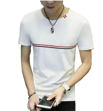 Хит продаж 2019 новая модная брендовая мужская одежда полосатая футболка с