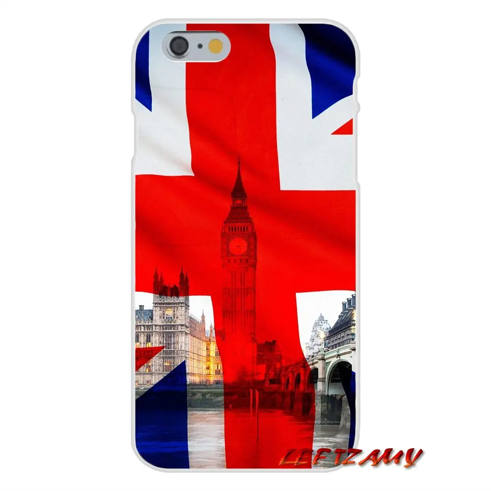 Прозрачный чехол из ТПУ с флагом Великобритании Лондона для Xiaomi Mi6 Mi 6 A1 Max Mix 2 5X 6X Redmi Note 5 5A 4X 4A 4 3 Plus
