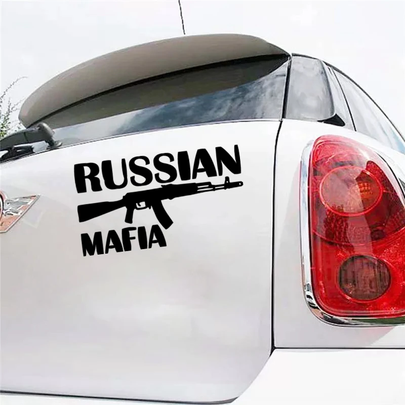 CK2052#22*12см наклейки на авто RUSSIAN MAFIA водонепроницаемые машину наклейка для