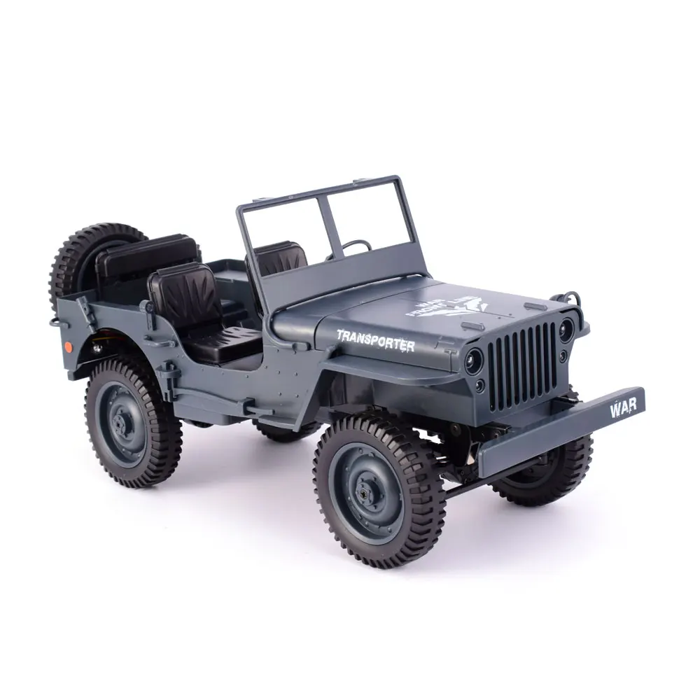 JJRC Q65 RC грузовик 1:10 2 4G 4WD Кабриолет военный внедорожник 4 колесный привод