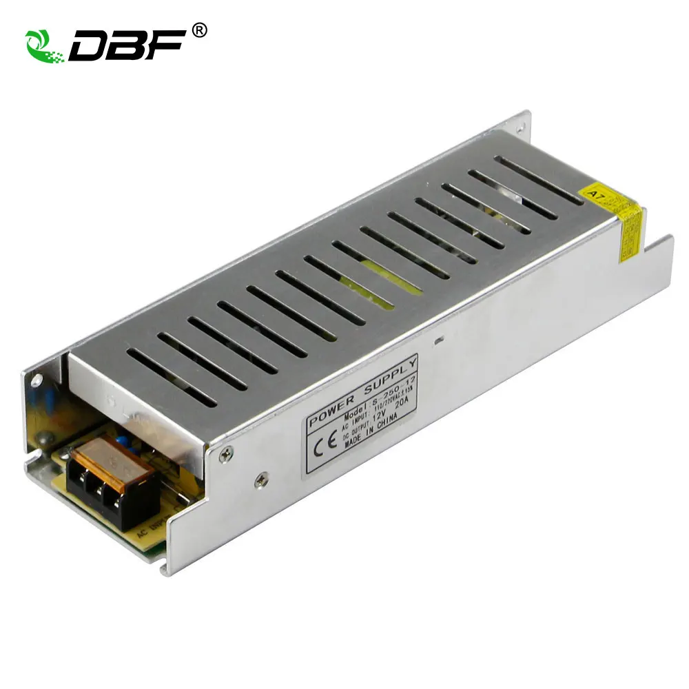 [DBF] трансформатор AC110/220V к dc12в 5A/60W 8.3A/100W 10A/120W 16.7A/200W 20A/250W 30A/360W источник питания для