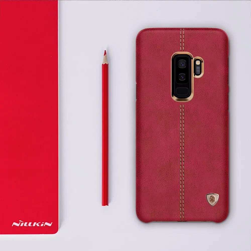 

for Samsung Galaxy Note 9 Case Nillkin Englon S9 Phone Leather Case Note9 Luxury Back Cover for Samsung S9 Plus Armor Phone Case