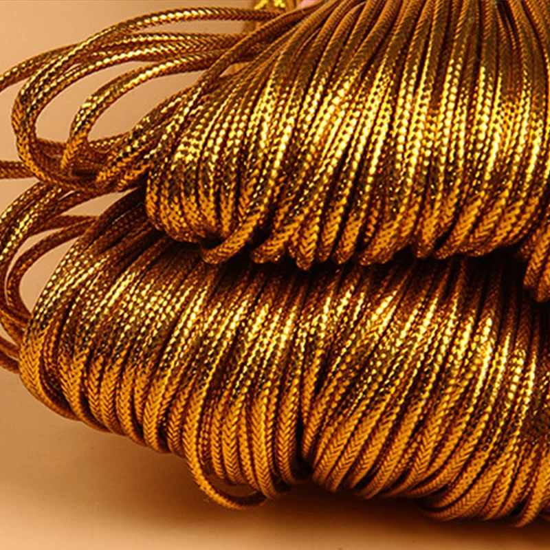 20 м золотые шнуры подарочная упаковочная лента Свадебная вечеринка