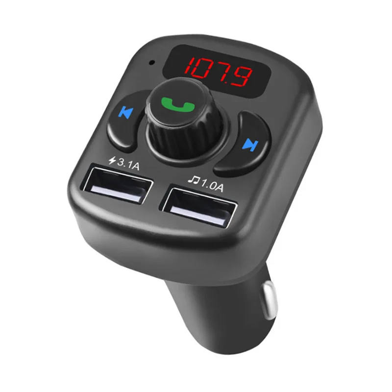JaJaBor беспроводной fm передатчик Bluetooth 5 0 автомобильный комплект громкой связи