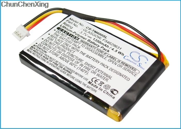 Аккумулятор Cameron Sino F54629631 аккумулятор 1350 мАч для TomTom One V1|Цифровые аккумуляторы| |