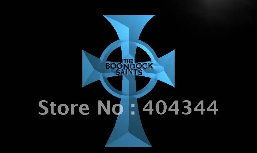 LC179-неоновая светодиодсветодиодный вывеска Boondock в виде святых поделки для