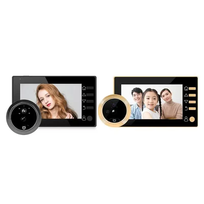 Q10 4,3 дюймов lcd цифровой дверной звонок 145 градусов электронный дверной глазок камера дверной звонок Домашний домофон защита безопасности