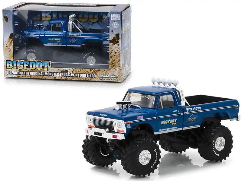GreenLight 1:43 1974 FORD F 250 монстр грузовик #1 сплав игрушечный автомобиль игрушки для
