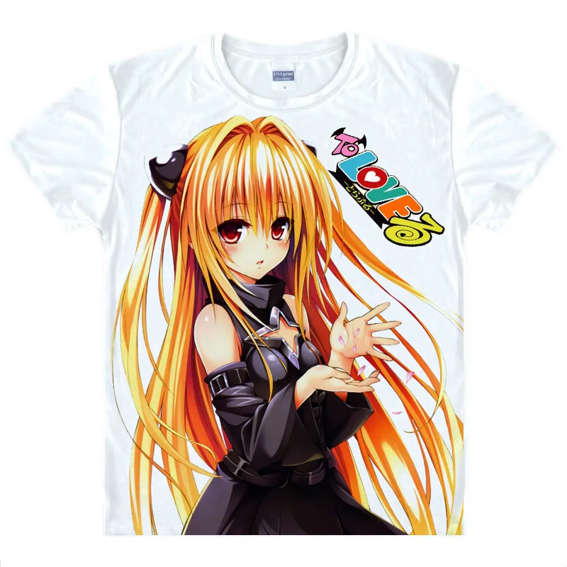 Coolprint японский Футболка с изображением в стиле аниме To Love Ru футболки мульти стиль
