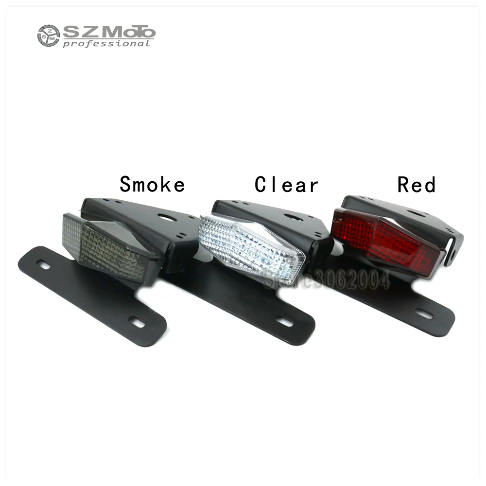 

Motorcycle License Plate Holder frame LED Light For HONDA XR 250R/400R XR250R XR400R 1996-2003 Motorcycle parts