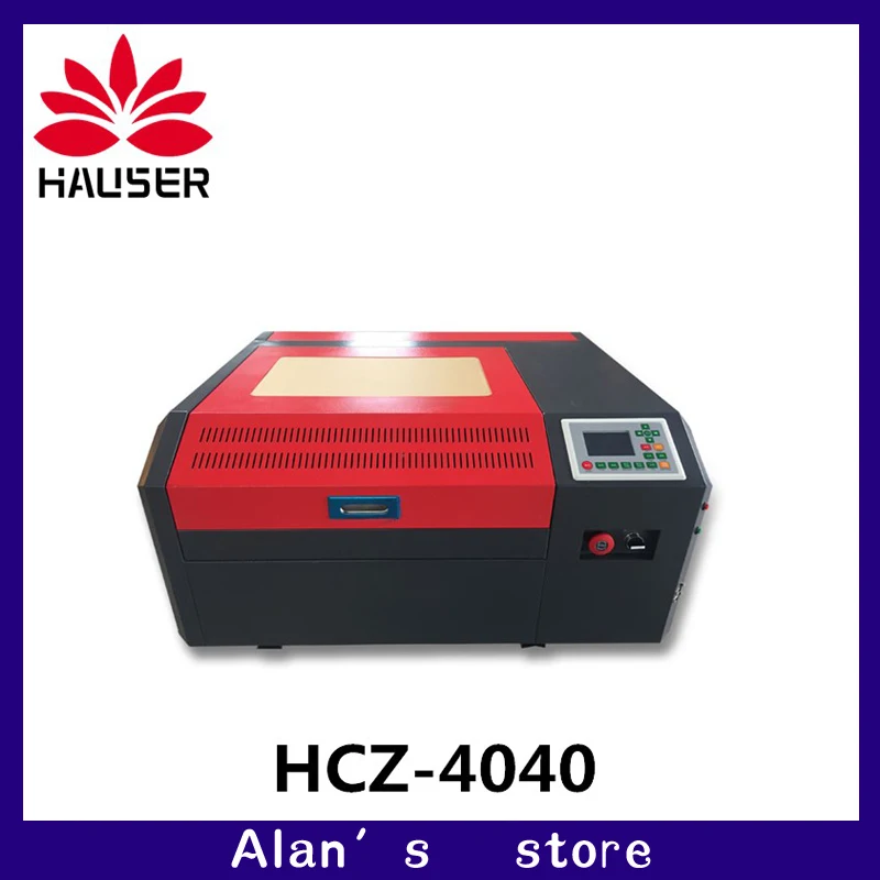 50W Co2 лазерный гравировальный станок для резки фанеры древесины стекла бумаги