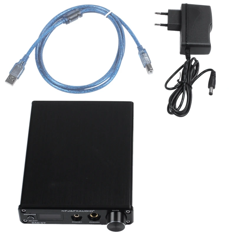 Nfj &amp Fxaudio Fx-Audio Dac-X7 Hifi 2 0 аудио цифровой усилитель высокой мощности Домашний Мини