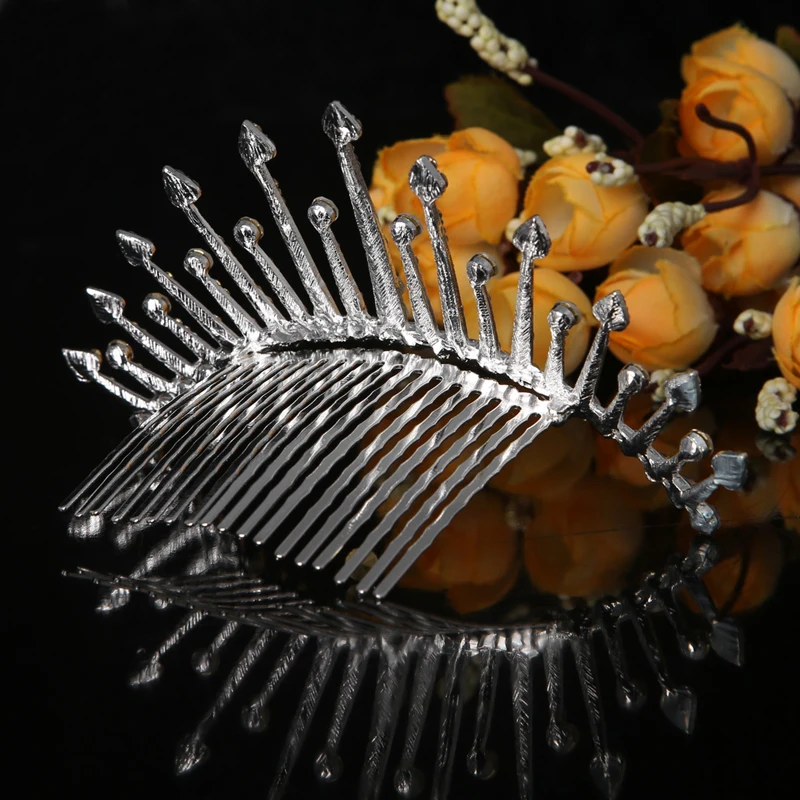 Увлекательная Свадебная заколка для волос Стразы вечеринки Свадебные