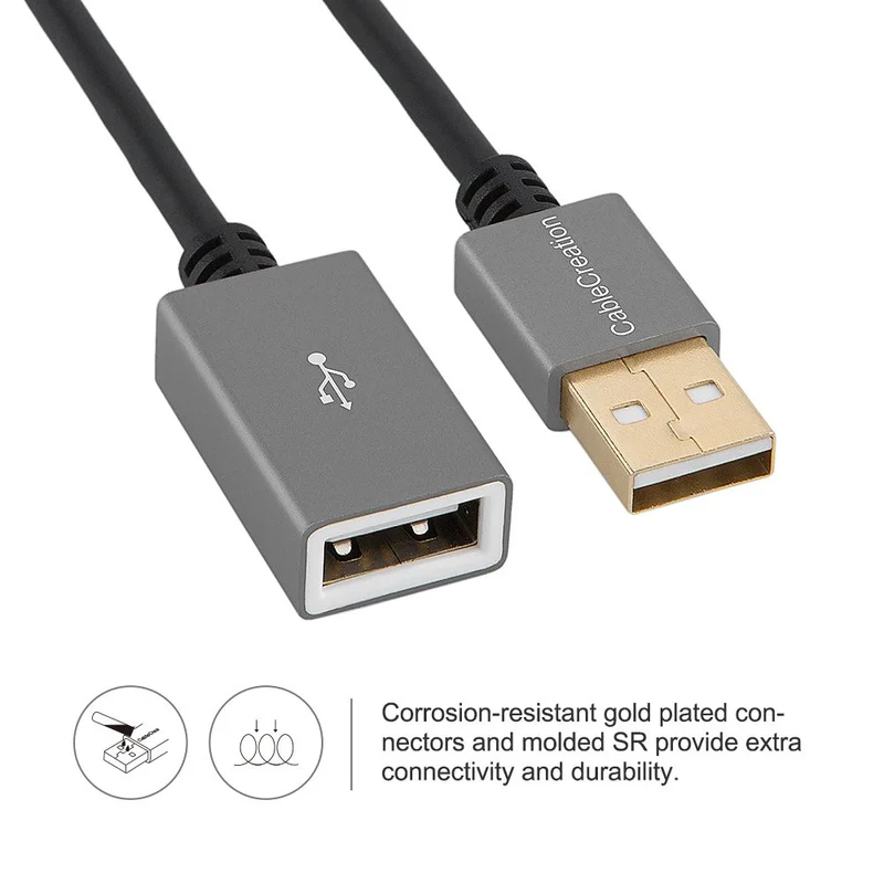 Удлинительный кабель USB 2 0 Переходник A штырь-гнездо для геймпада флеш-накопителя
