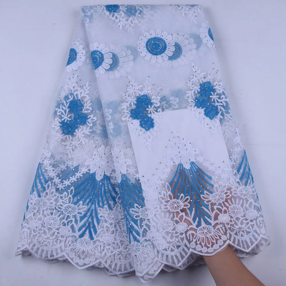 Африканский французский Тюль кружевная ткань 2019 Высокое качество кружево