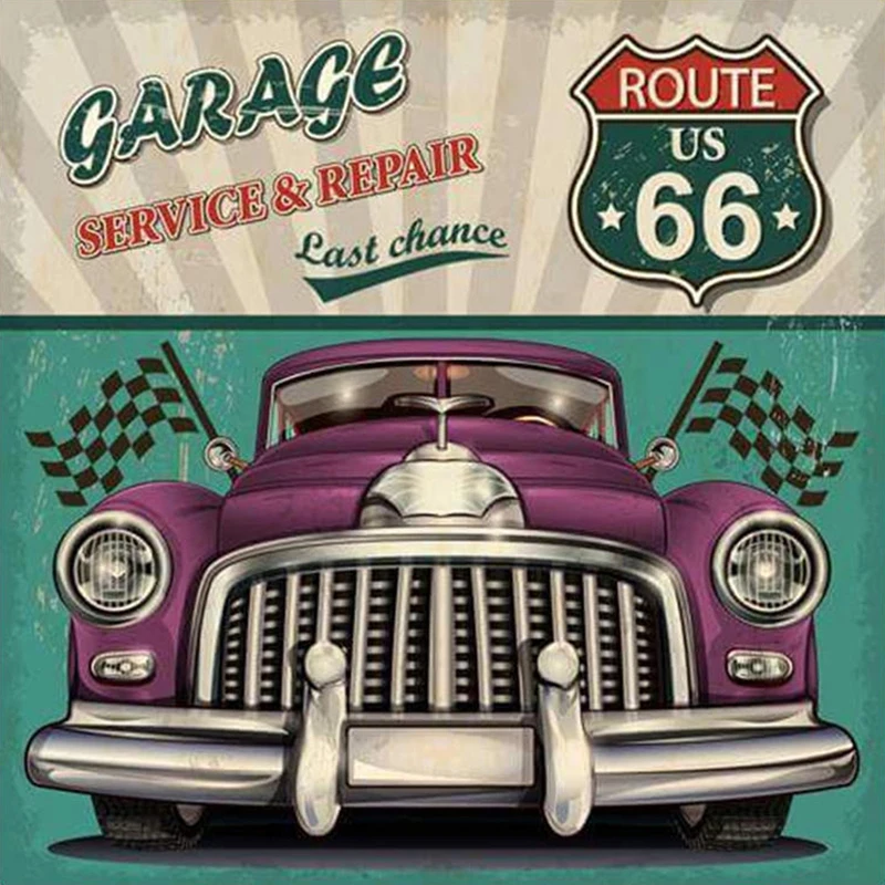 Алмазная вышивка гаражный автомобильный узор картина Стразы мозаика алмазная