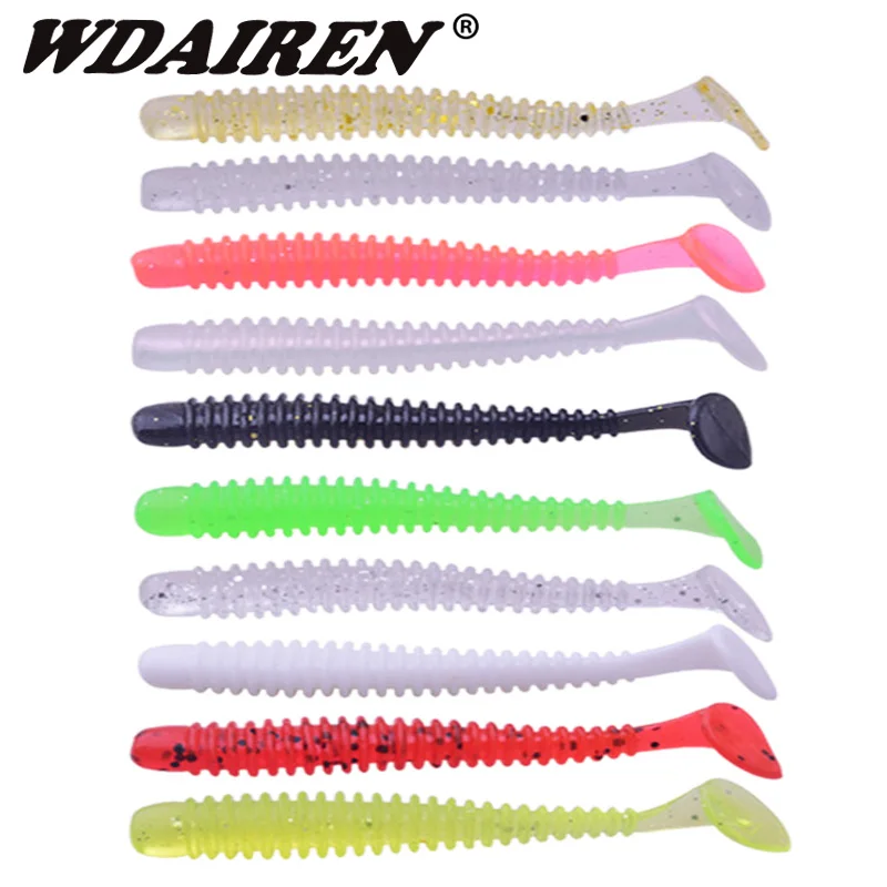 

10pcs/lot fishing lure 70cm 2g Saturn Worm Wobblers Silicone Soft Lure Carp Swimbaits Artificial Soft Lures for Fishing Peche
