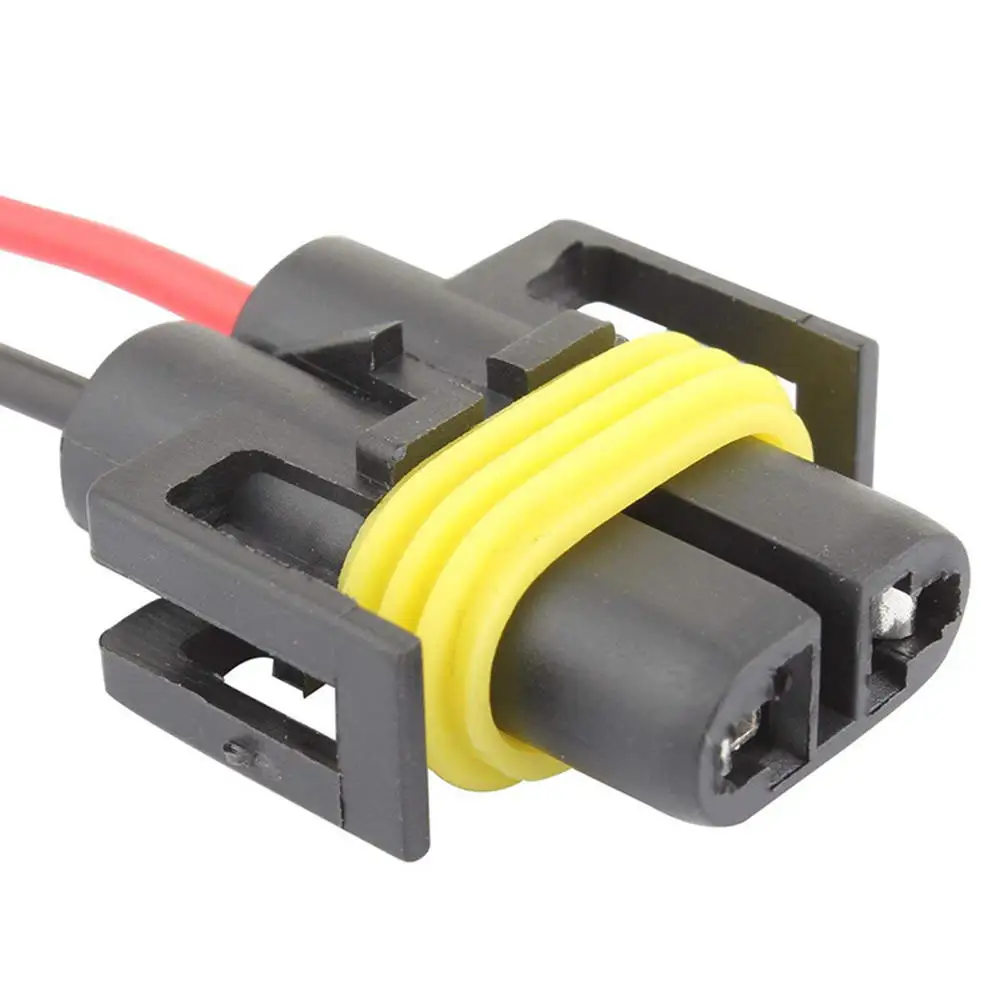10PC H11 H8 Headlight/Fog Light Female Adapter Harness Socket Wire Cord Connector H8/H11 Lamp Holder | Автомобили и мотоциклы