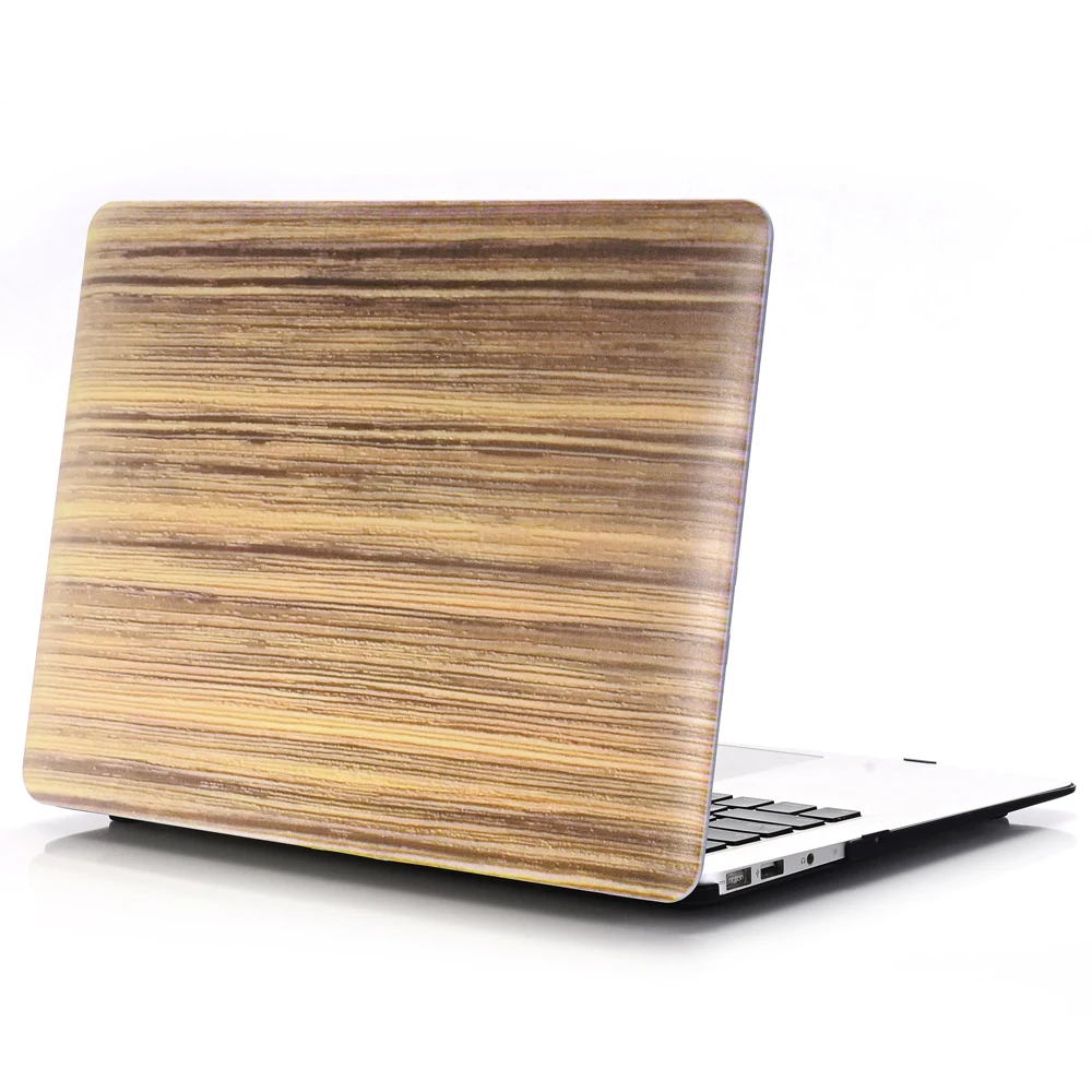 Твердый чехол под дерево для Macbook Air 11 6 13 3 Pro 15 4 с сенсорной панелью ноутбука Mac A1706