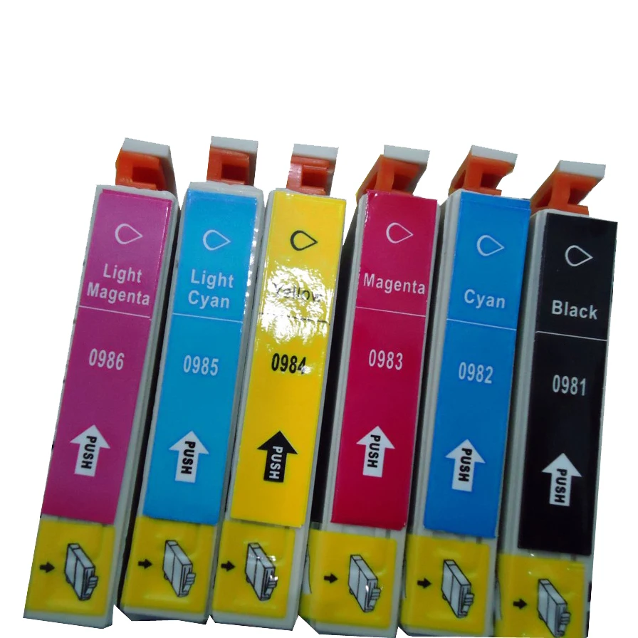 Einkshop 1 комплект T0981 T0992 T0993 T0994 T0995 T0996 картридж для принтера Epson ARTISAN 700 800 710 810|ink
