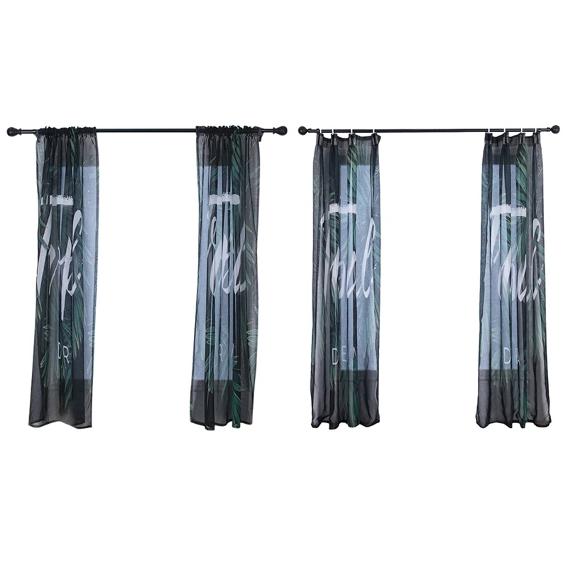 2 шт. цифровая печать марлевые шторы современные оконные драпировка панели тюль |