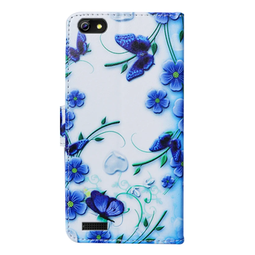 For DEXP B245 Case Cartoon Butterfly Print Wallet Cellphone PU Leather Fashion Lovely Cover Bag | Мобильные телефоны и