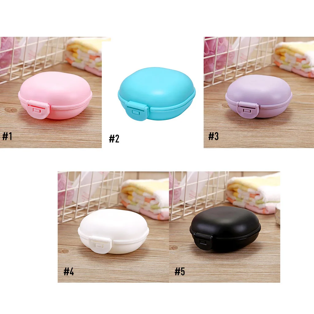 Пластиковый держатель для мыла и 5 цветов|Портативные мыльницы| |