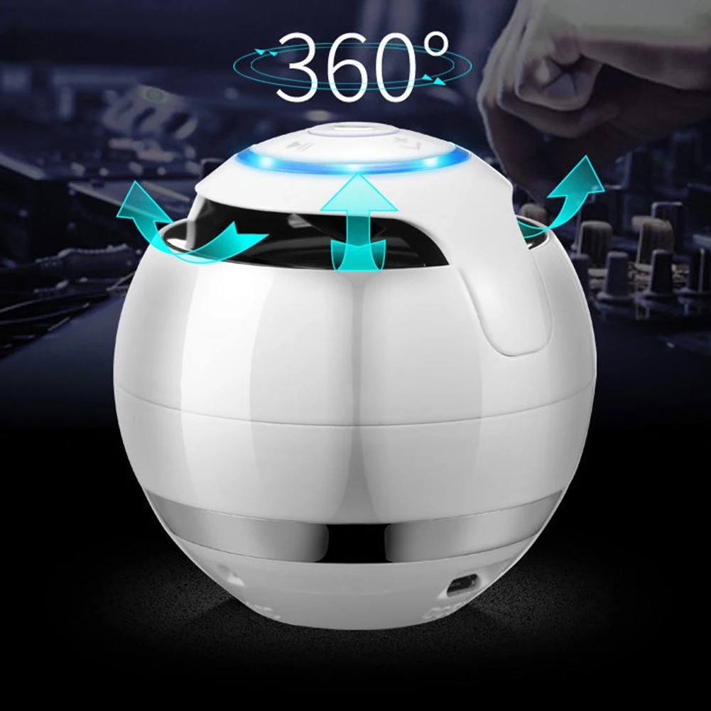 Портативная мини Колонка со светодиодной подсветкой Беспроводная Bluetooth колонка