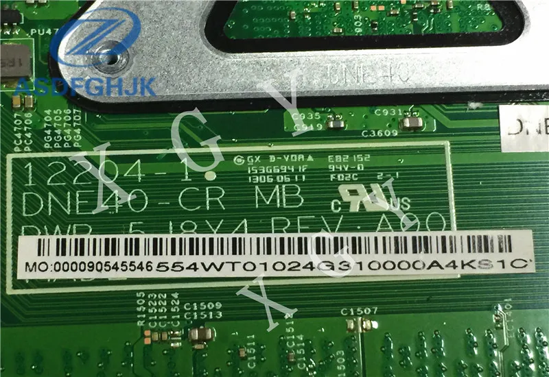 Материнская плата для ноутбука Dell Inspiron series 3421 материнская 12204 1 CN 0DCTDH DDR3 не