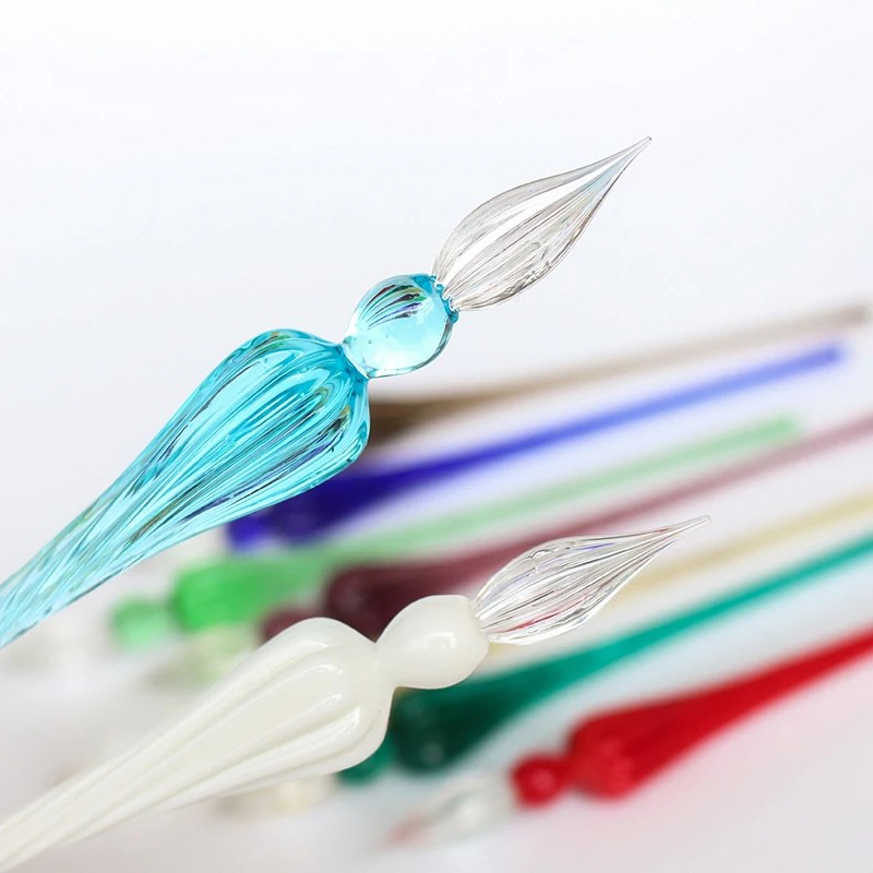 Перьевая ручка из хрустального стекла для подписи перьевая бизнеса офиса