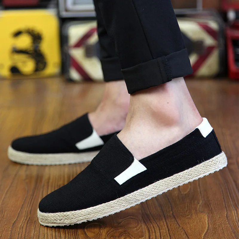 Fashion Concise Casual Loafers Shoes for Men Solid Spring Autumm Flat Slip On Leisure Comfy Driving | Обувь