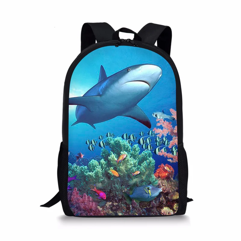 ADVOCATOR Shark Schoolbag for Boy Teenagers Animals School Bags for Kids Chilren Backpack Brand Customized Wholesale Supplier