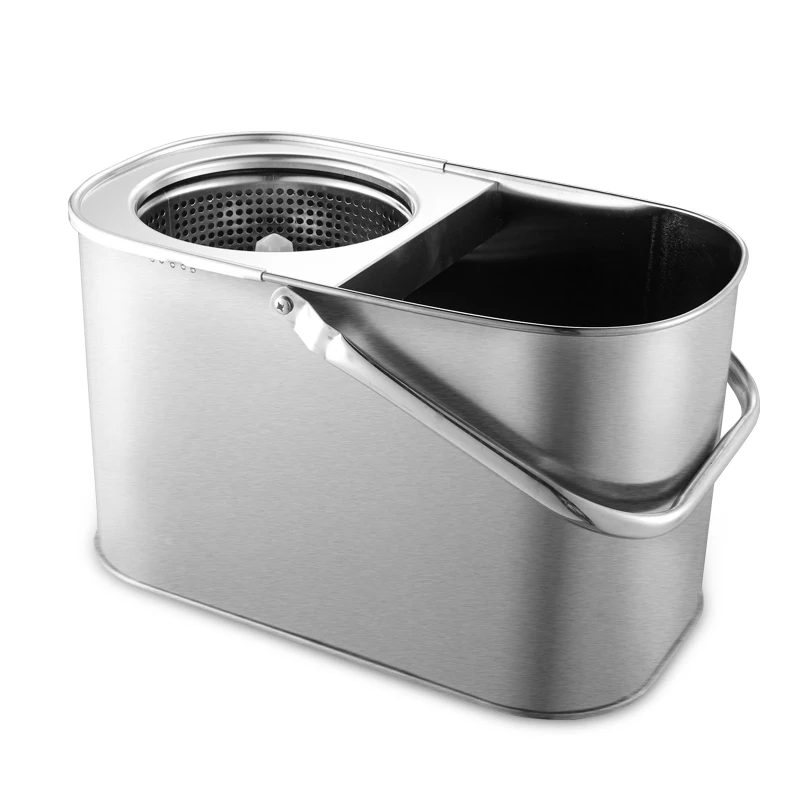 Из нержавеющей стали для швабр ведро с двойным приводом прочная Швабра Good God